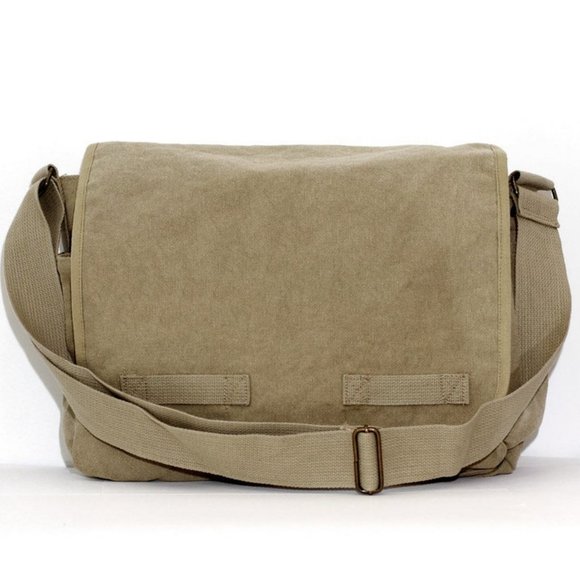 Canvas Messenger Bag - Custom Messenger Bag - Men